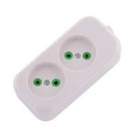 LETITIA Колодка без заземлення 2 входи (1шт/36шт)