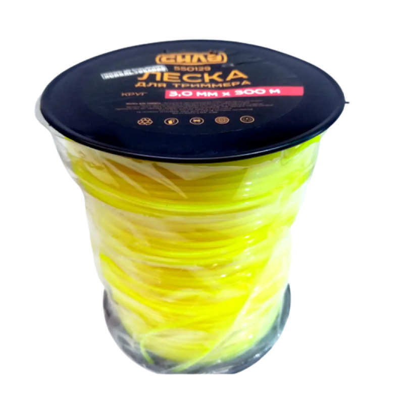 Ліска для тріммера 3,0 мм коло 300 м (СИЛА - Інструмент) Код 3916901090