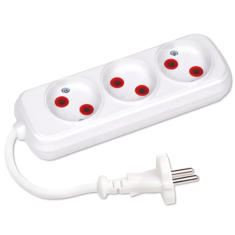 LIDER Подовжувач LP16-312 (3-мест.) 2м 12шт.