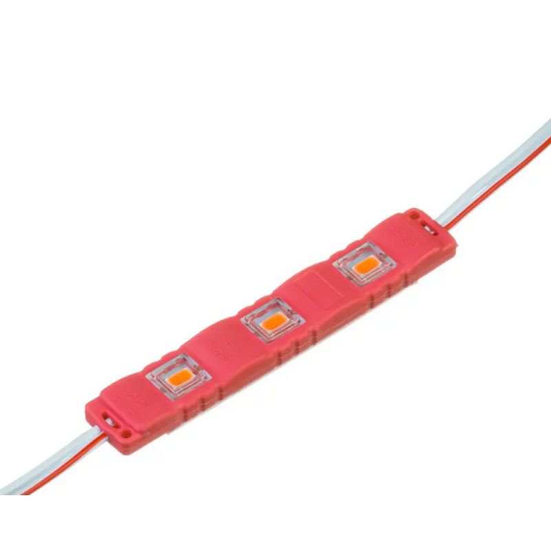 # 092/4  MTK-5730-3Led-R-1W 12V Plastic світлодіодний модуль (smd 5730 3шт, 75мм)