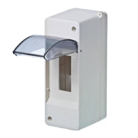 Щиток пластиковий зовнішній для 2 модульних автомат. вимик. ОВ-2