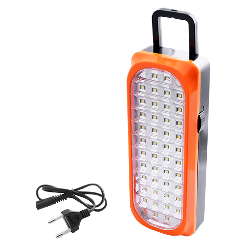 Світильник 6804TP акумуляторний 1400 mA/h, 44 SMD кристалів, 10/5 годин роботи, 205*75*43 мм