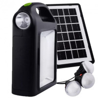 RB-GD5 Ліхтарик ручний з сонячною панеллю, павербанк MultiFunctional Led Cclamp CL-02 with So