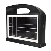 RB-GD8 Ліхтарик ручний із сонячною панеллю, павербанк MultiFunctional Led Cclamp CL-13