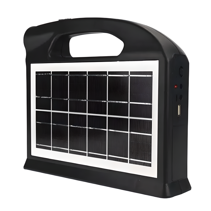 RB-GD8 Ліхтарик ручний із сонячною панеллю, павербанк MultiFunctional Led Cclamp CL-13