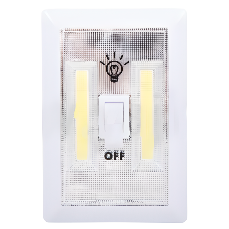 Світильник 407 квадрат-вимикач 2 COB