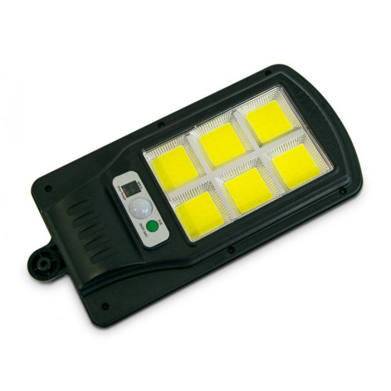 Вуличний світильник 448 акумуляторний, з датчиком руху, сонячна батарея + пульт