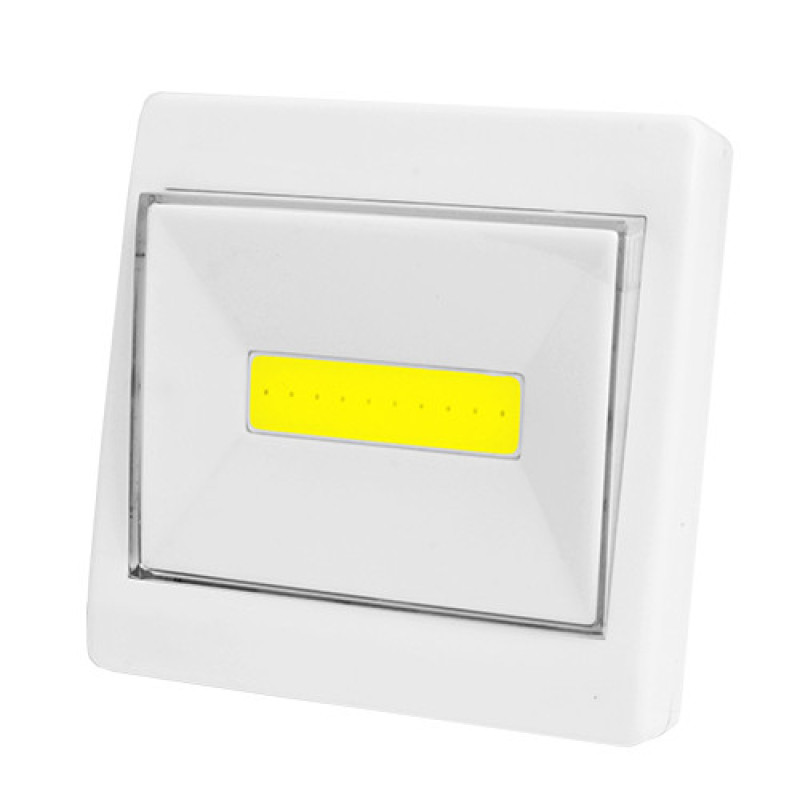 Підсвітка універсальна у вигляді вимикача K10-COB, магніт, липучка, 3хAAA нічник