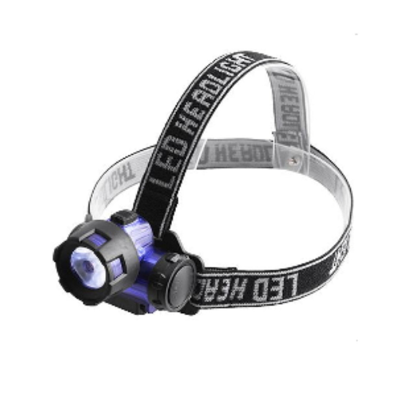 Ліхтар 8203B  на лоб  МОНОкрист, Линза  3*AAA 70*65*55 мм 