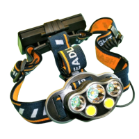 Ліхтар 018 на лоб POLICE 3*T6+2COB, 2*18650