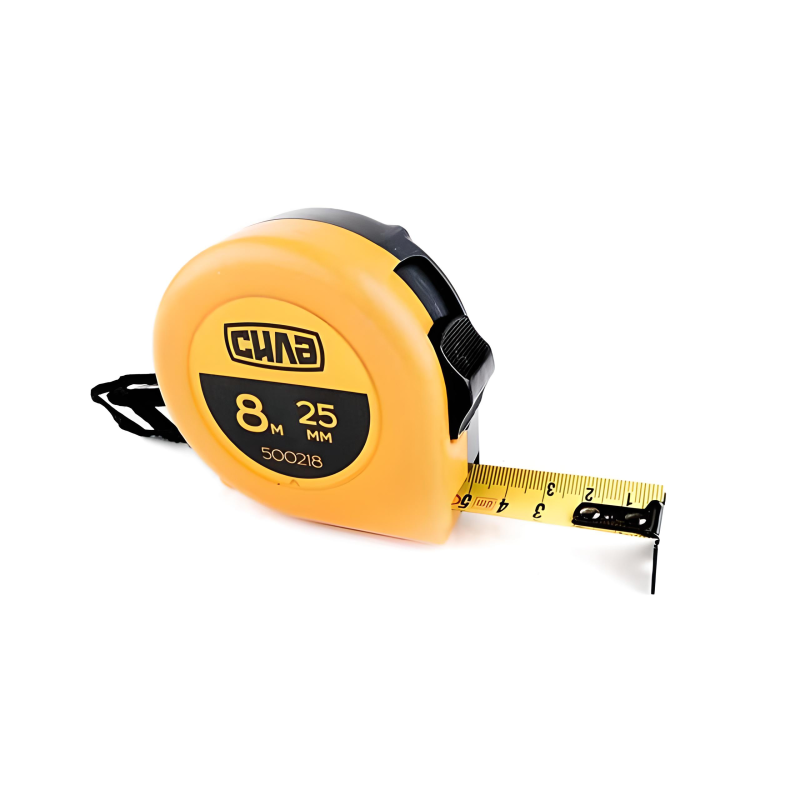 Рулетка стандарт 8м (СИЛА - Інструмент )