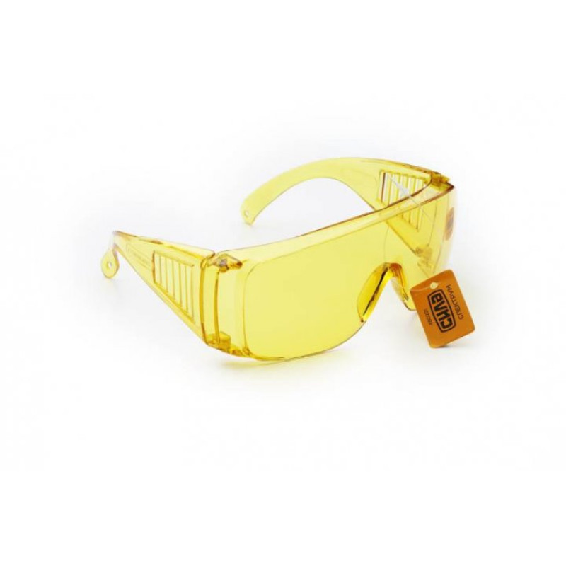 Окуляри захисні СПЕКТРУМ, жовті (СИЛА - Інструмент)
