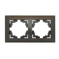Рамка 2 місця MARSHEL  Ideal  FI-2  графіт 1/25
