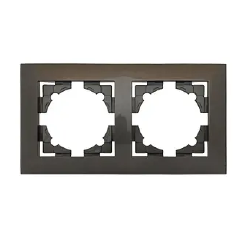 Рамка 2 місця MARSHEL  Ideal  FI-2  графіт 1/25