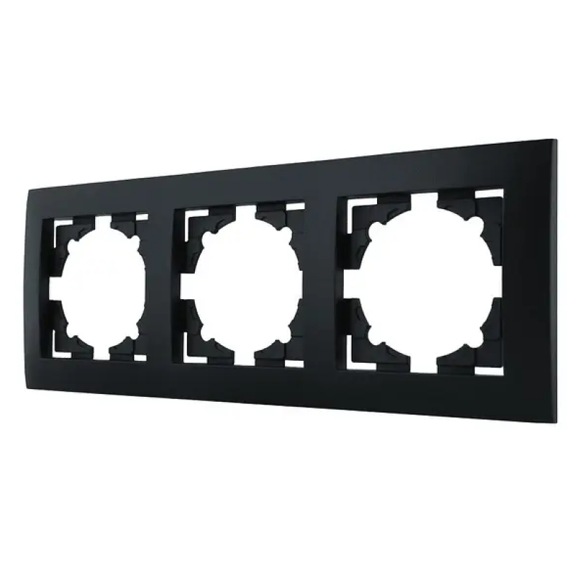 Рамка 3 місця MARSHEL  Ideal  FI-3  графіт 1/15