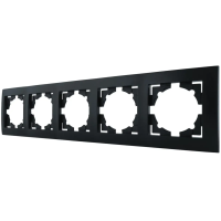 Рамка 5 місця MARSHEL  Ideal  FI-5  графіт 1/10