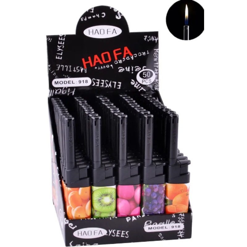 Побутова запальничка з регулюванням полум'я 