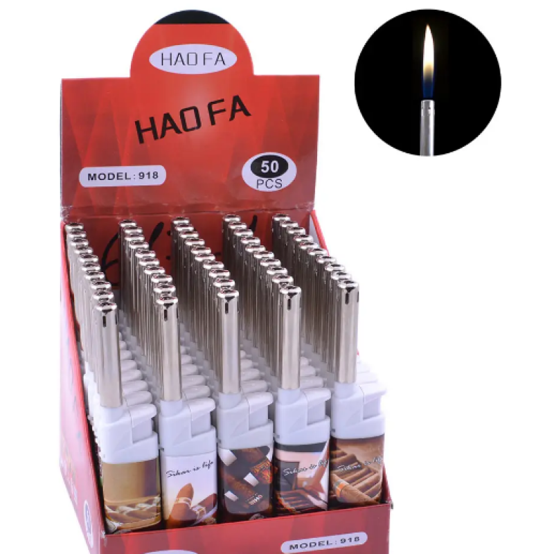 Побутова запальничка з регулюванням полум'я 