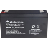 Батарея акумуляторна свинцево-кислотна  Westinghouse 12V, 7Ah, terminal F2, 1шт
