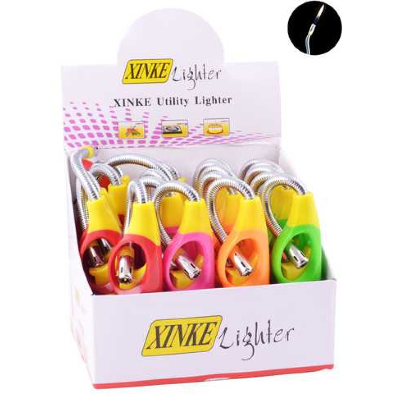 Побутова запальничка з блокуванням і регулюванням полум'я №108 (для печей)