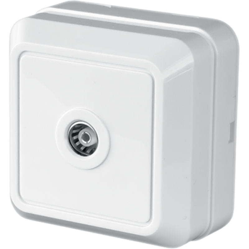 Розетка зовнішня 1-я TV АБС LIDER 