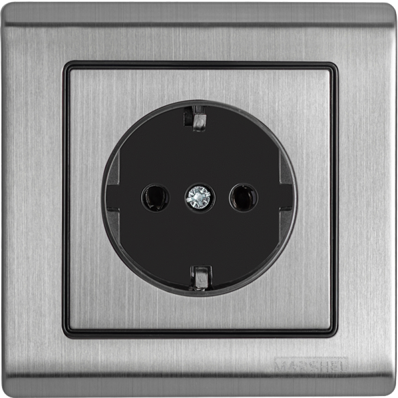 MARSHEL-GRAND Розетка 1-м. із заземленням RS16-579 1/10