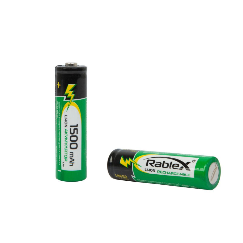 Акумулятор 18650 Rablex 1500mAh 3.7v Li-ion (для ліхт. POLICE)