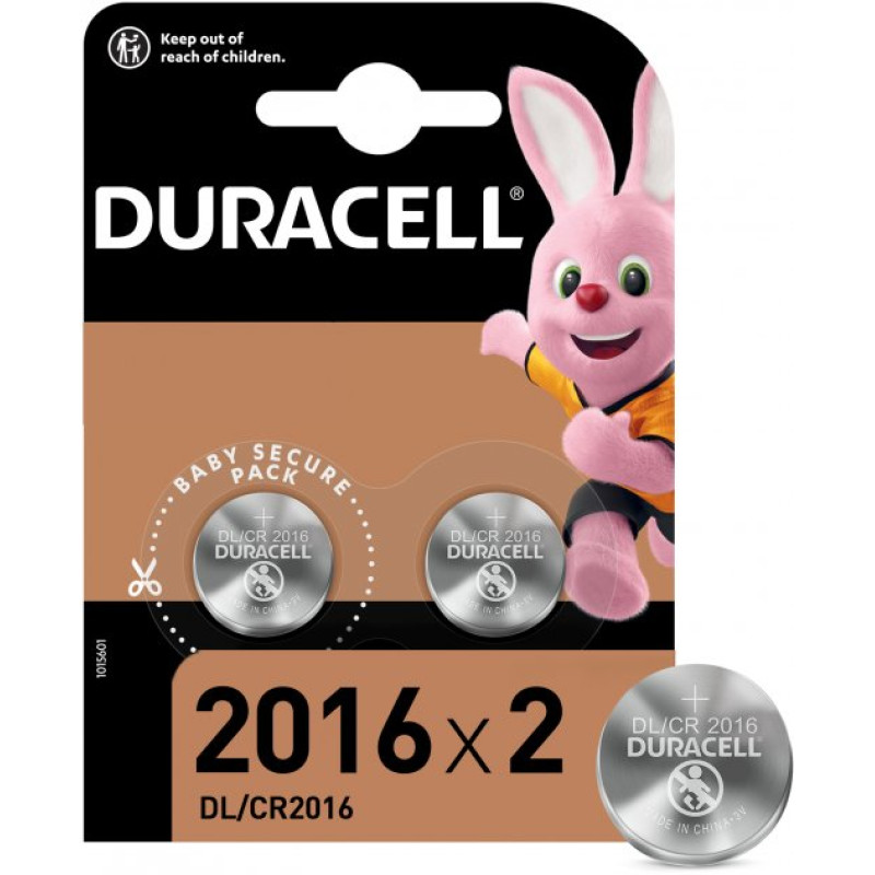 Батарейка Duracell DL2016 DSN бл.2 шт.