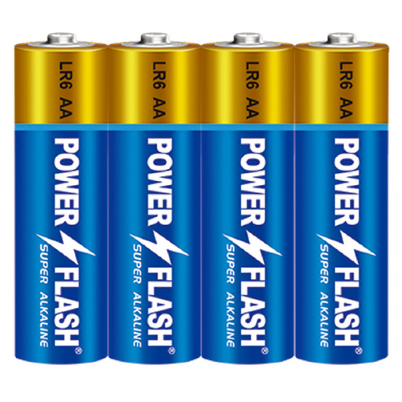 Батарейка PowerFlash LR6  AA лужна Alkaline    40/800