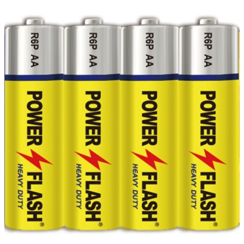 Батарейка PowerFlash R6  AA сольова    60/1200