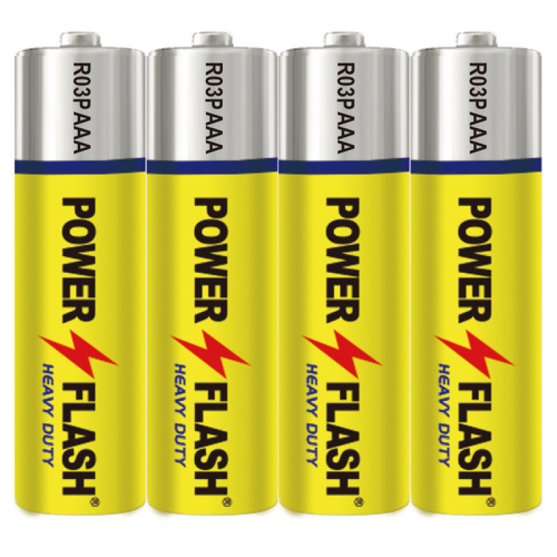 Батарейка PowerFlash R03  AАA сольова    60/1200
