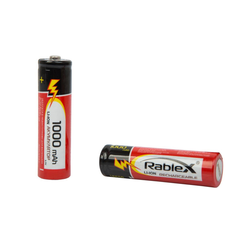 Акумулятор 18650 Rablex 1000mAh 3.7v Li-ion (для ліхт. POLICE)