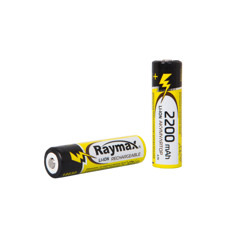 Акумулятор 18650 Raymax 2200mAh 3.7v Li-ion (для ліхт. POLICE)