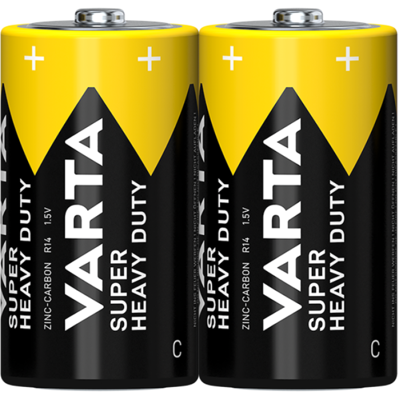 Батарейка VARTA SUPERLIFE C R14 FOL BLI 2 сольова ZINK-CARBON 2/24