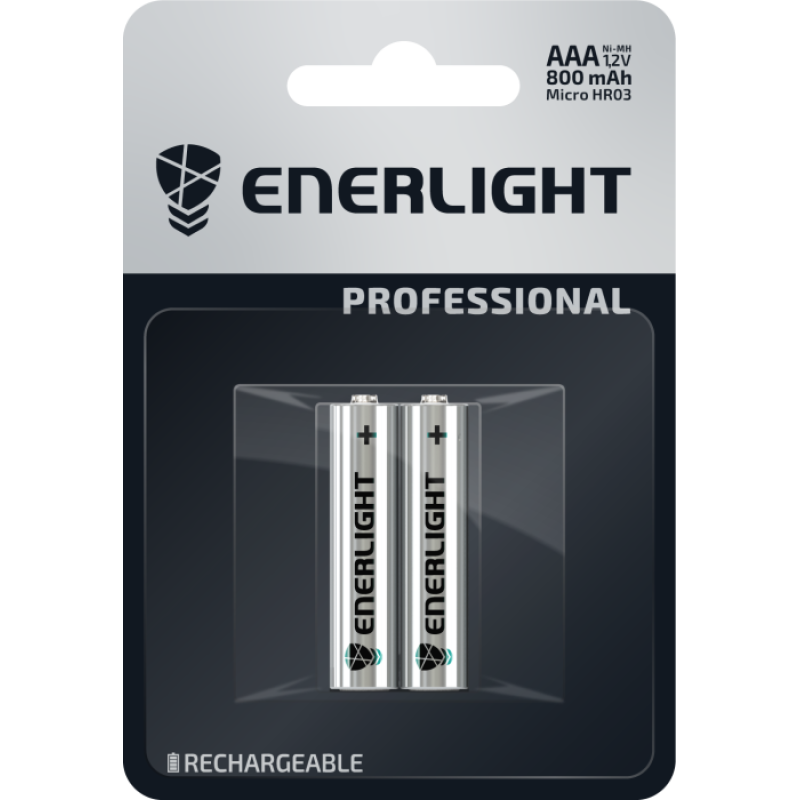Акумулятор ENERLIGHT Professional AAA 800mAh BLI 2/24
