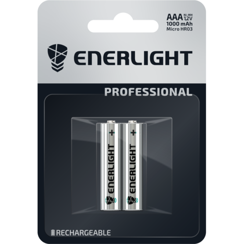 Акумулятор ENERLIGHT Professional AAA 1000mAh BLI 2/24
