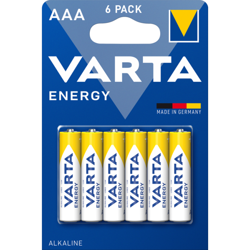 Батарейка VARTA Energy АAA LR03 BLI 6 ALKALINE 6/60