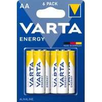 Батарейка VARTA Energy AA LR6 BLI 6 ALKALINE 6/60