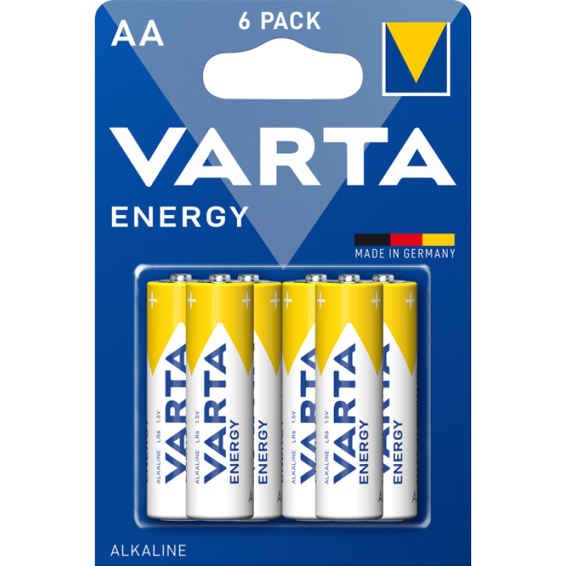 Батарейка VARTA Energy AA LR6 BLI 6 ALKALINE 6/60