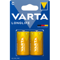 Батарейка VARTA LONGLIFE C LR14 BLI 2 ALKALINE