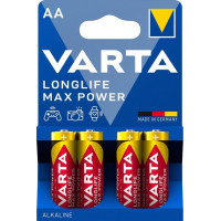 Батарейка VARTA LONGLIFE MAX Power (MAX T.) AA LR6 BLI 4 ALKALINE 4/80