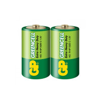 Батарейка GP 14G-S2 солевая R14 C Greencell 4/24 **