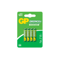 Батарейка GP 24G-U4 сольва R03 AAA Greencell   бл4/480 **