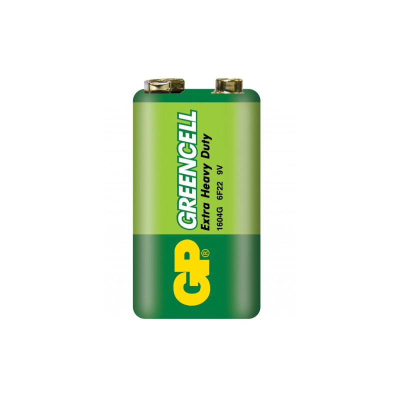 Батарейка GP 1604GLF-S1 6F22 крона 9V Greencell 10/500 **