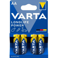 Батарейка VARTA LONGLIFE Power (HIGH Energy) AA LR6 BLI 4 ALKALINE 4/80