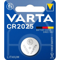 Батарейка VARTA CR 2025 BLI 1 LITHIUM 1/10