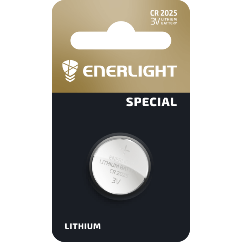 Батарейка ENERLIGHT LITHIUM CR 2025 BLI 1/20