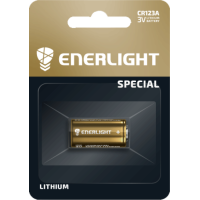 Батарейка ENERLIGHT LITHIUM CR 123A BLI 1