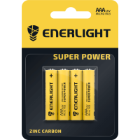 Батарейка ENERLIGHT сольова Super Power AAA R03 BLI 4/48