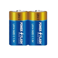Батарейка PowerFlash LR14 С щелочная Alkaline 2/12/96